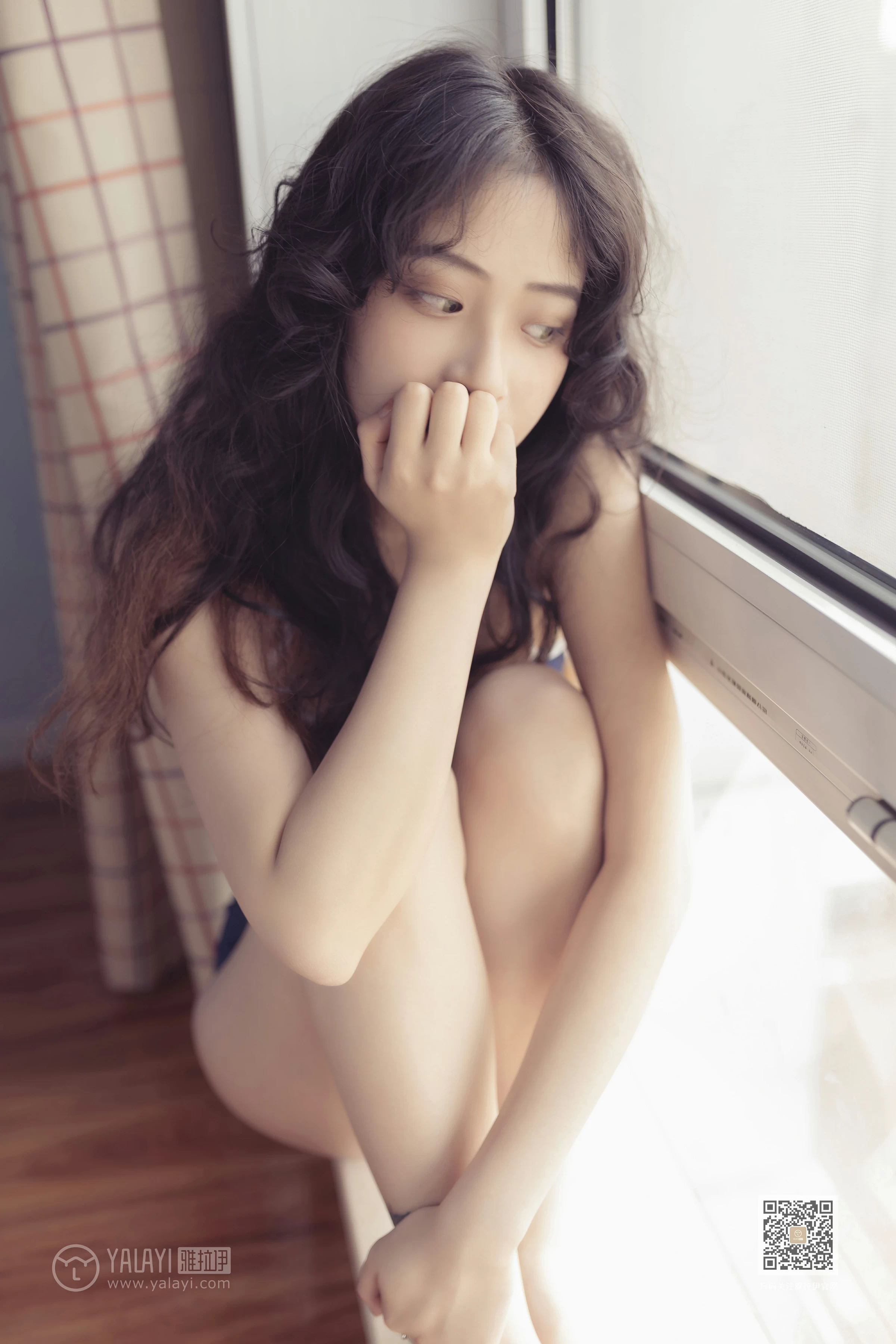 [YALAYI雅拉伊]No.399 似海酷雪如水 西子 蓝色连体运动内衣性感私房写真集第14张