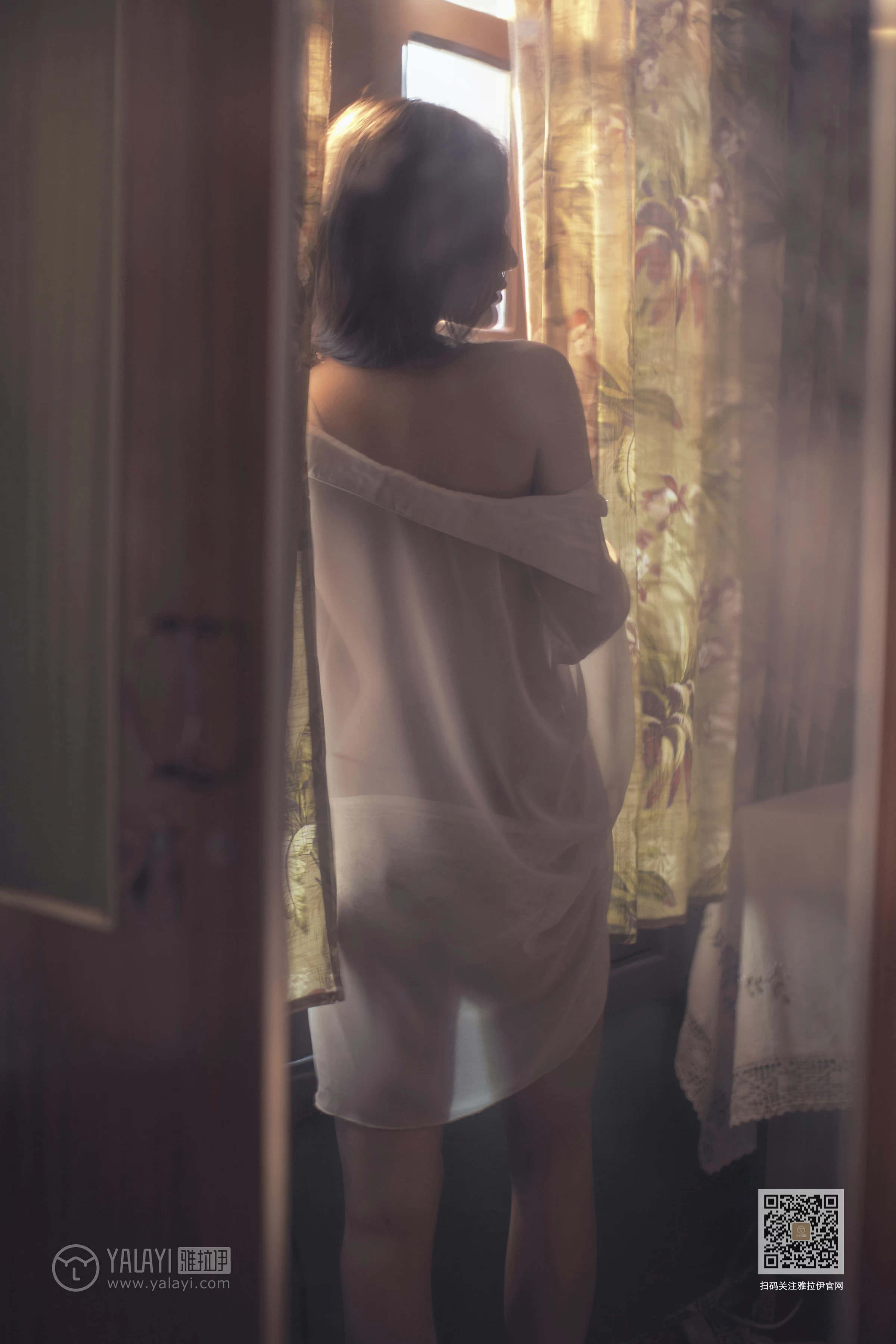 [YALAYI雅拉伊]Vol.430 意乱情迷 慧儿 白色透视衬衫居家性感私房写真集第5张