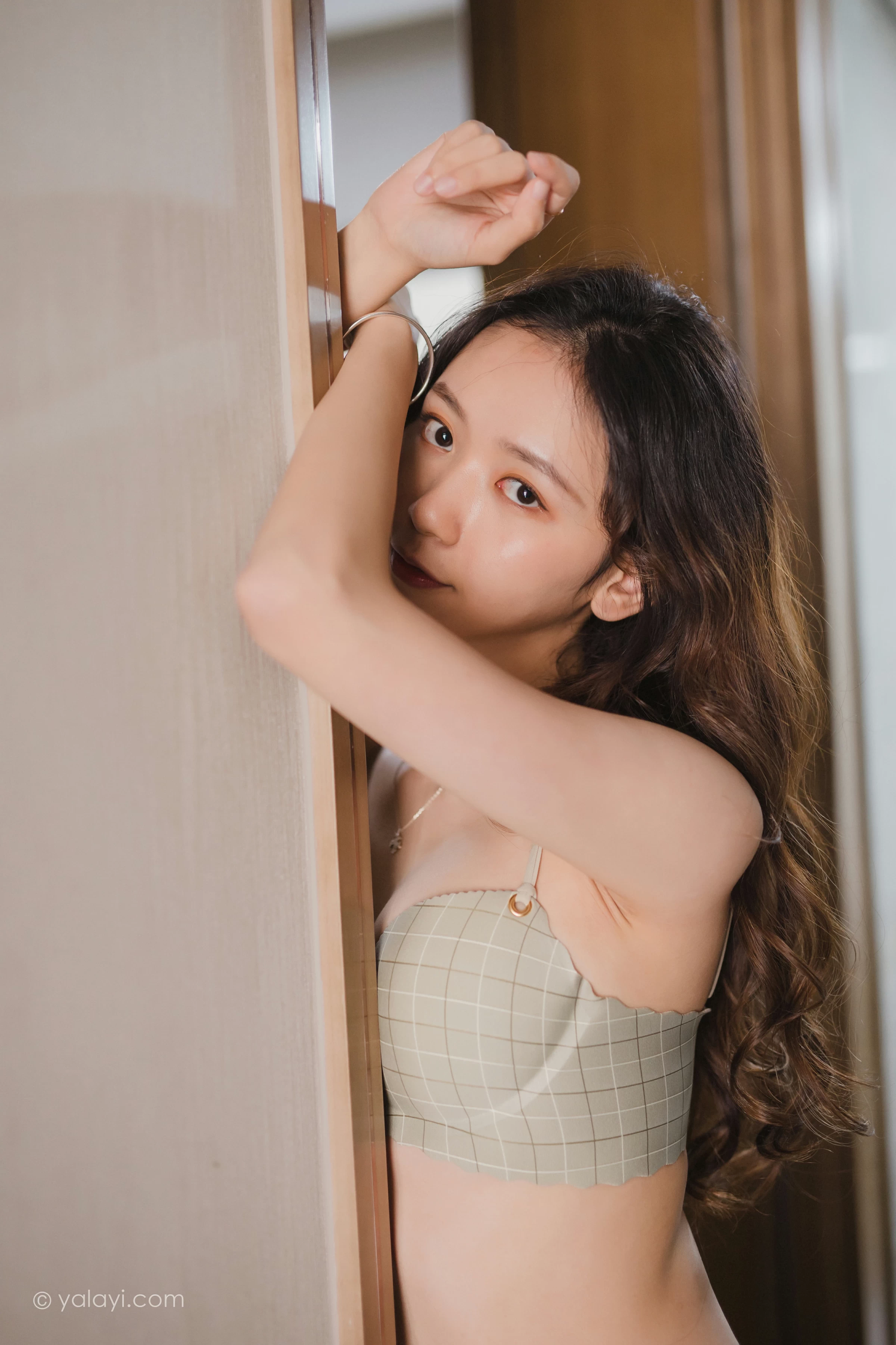 [YALAYI雅拉伊]NO.659 《一起的日子》 晓琳 灰色内衣居家性感私房写真集第12张