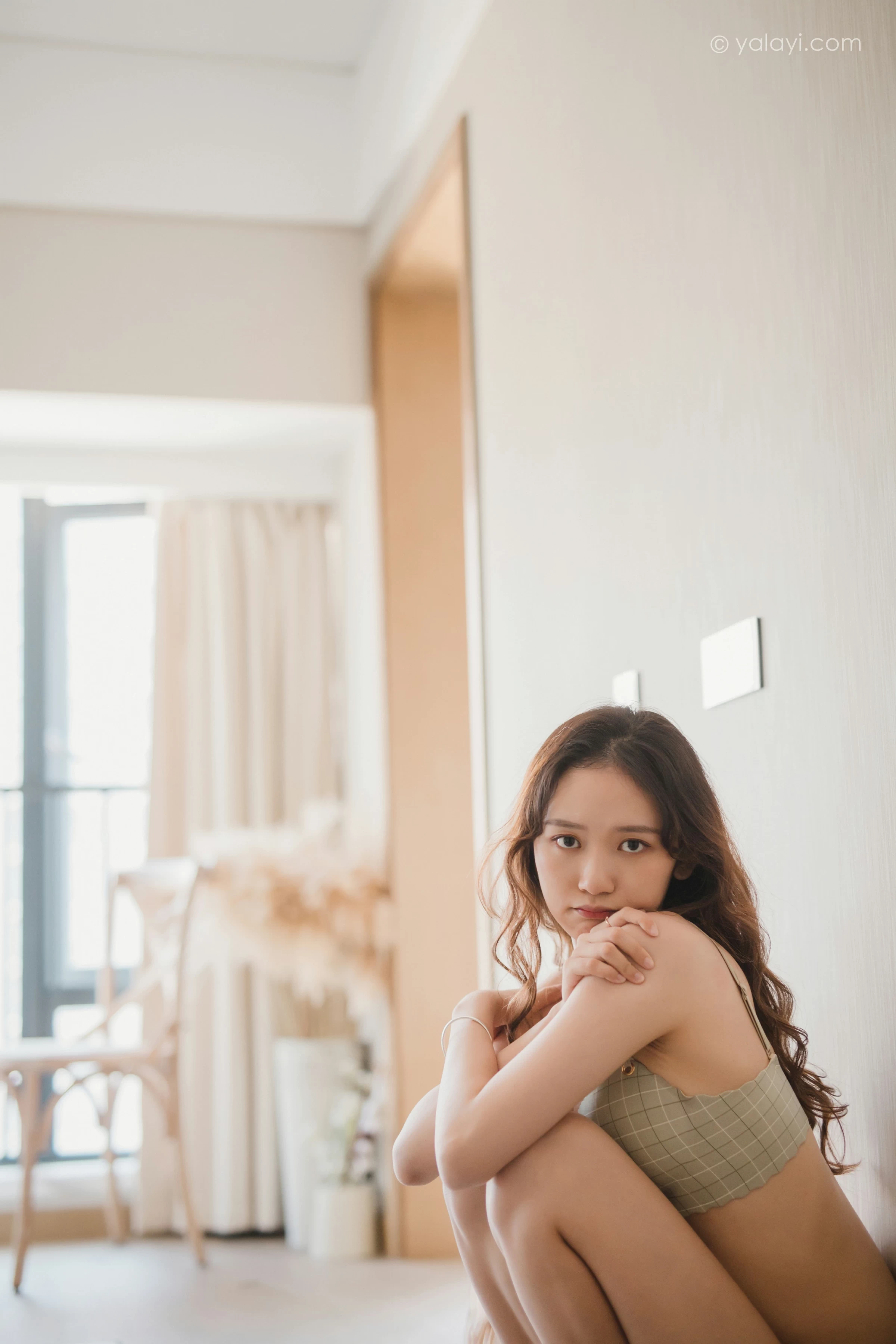 [YALAYI雅拉伊]NO.659 《一起的日子》 晓琳 灰色内衣居家性感私房写真集第13张