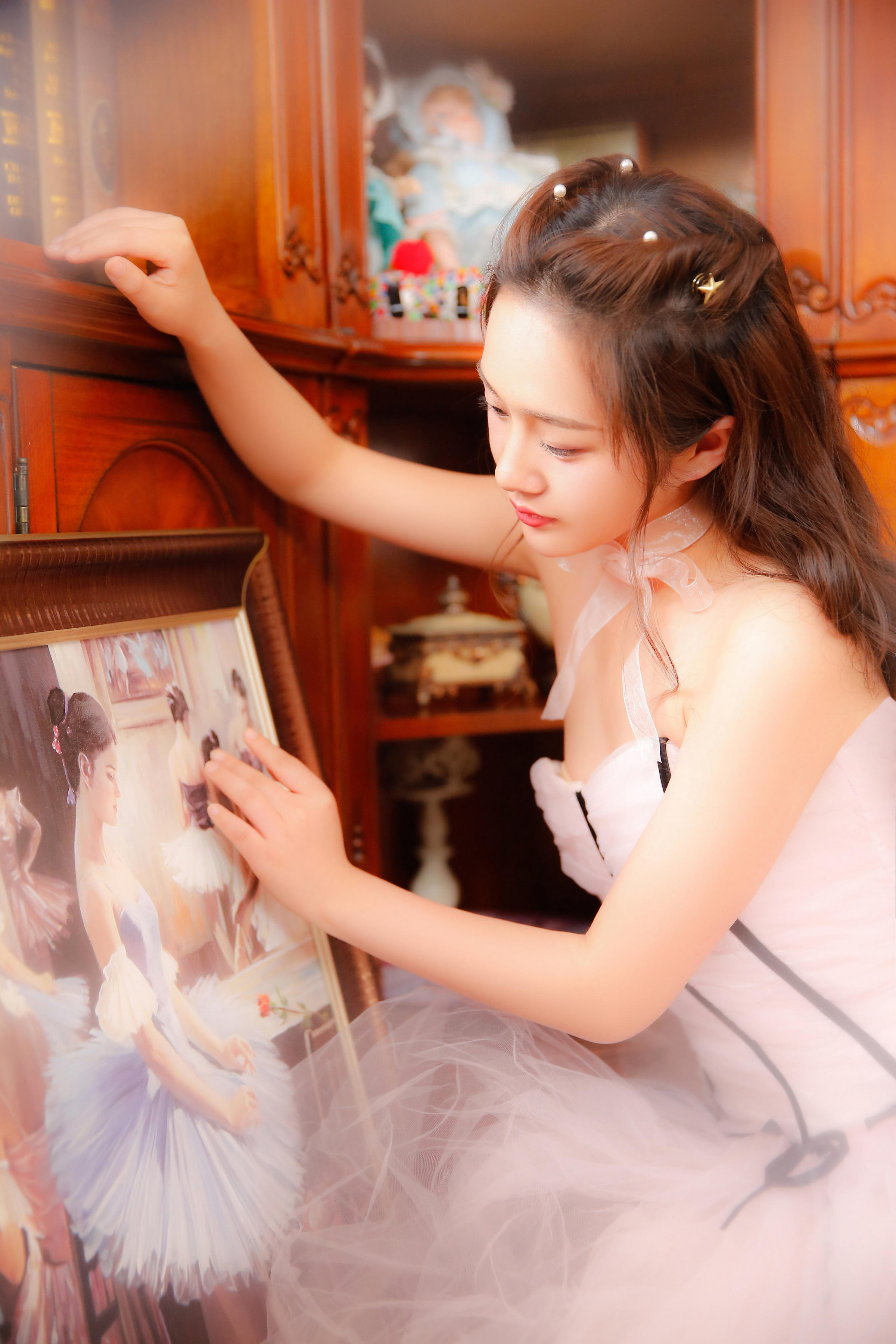 [YALAYI雅拉伊]2022.06.01 希望 清纯少女 白色和服与彩色短袖加牛仔短裤写真集第10张