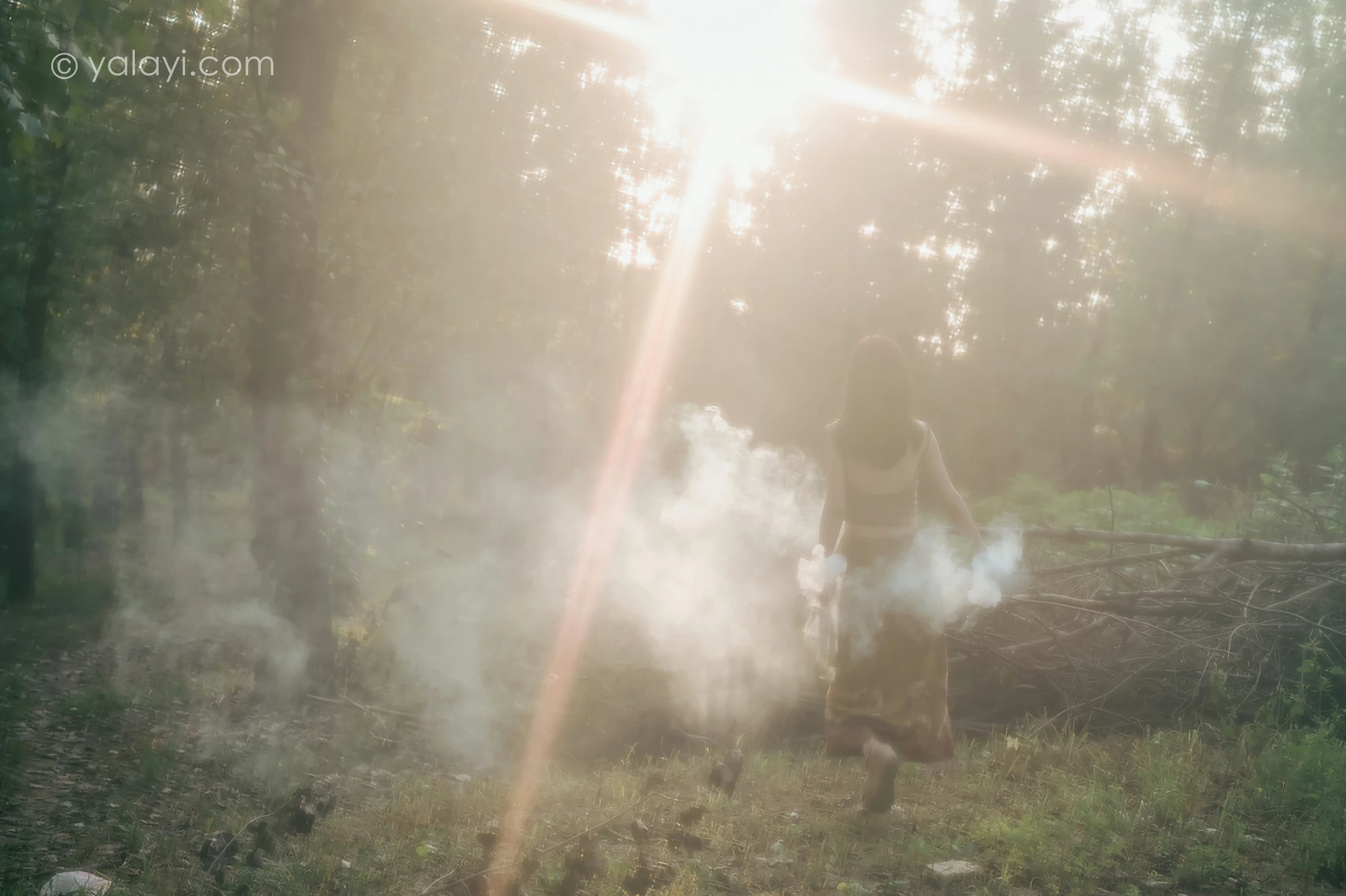 [YALAYI雅拉伊]NO.691 《梦境》 佳佳 橙色性感小背心加短裙私房写真第14张