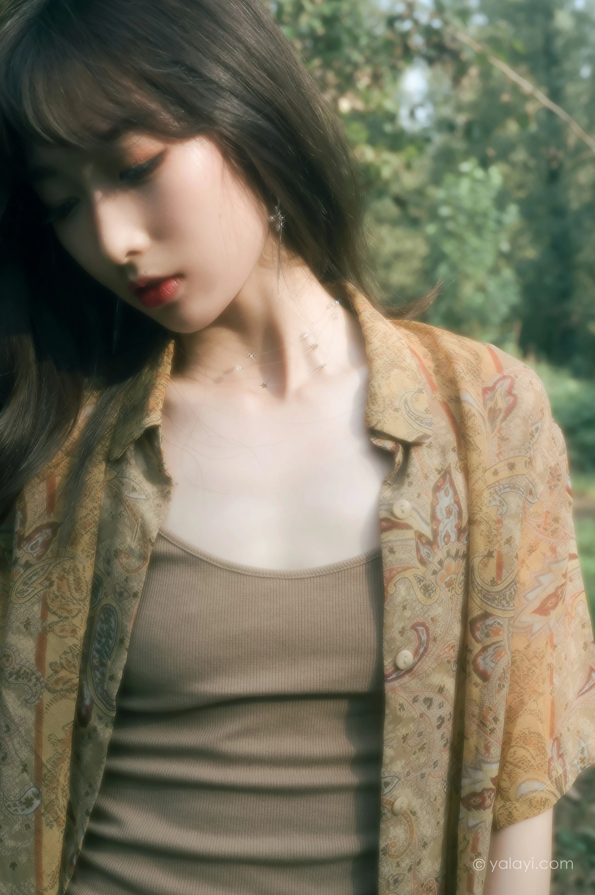 [YALAYI雅拉伊]NO.691 《梦境》 佳佳 橙色性感小背心加短裙私房写真第18张