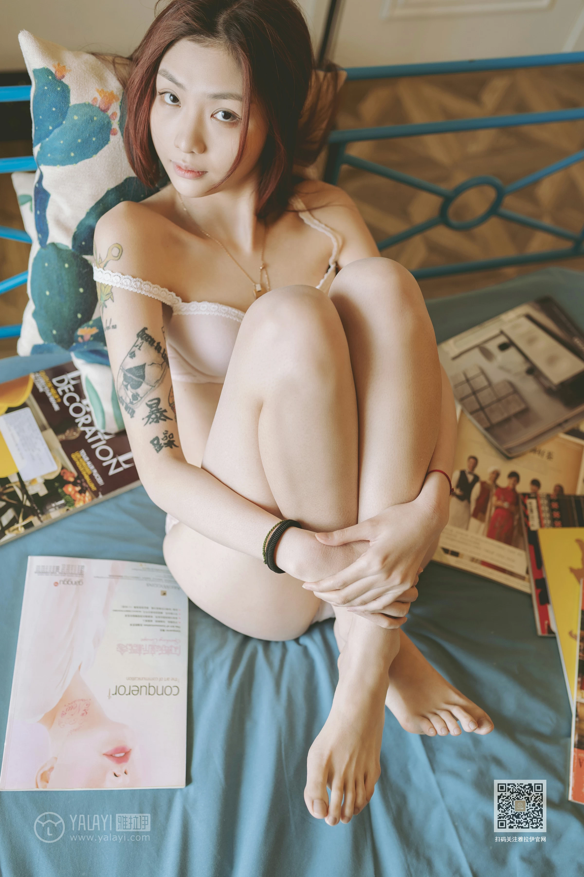 [YALAYI雅拉伊]NO.620 《你还要生气吗(2)》 鸭鸭 粉色内衣加内裤性感私房写真集第8张