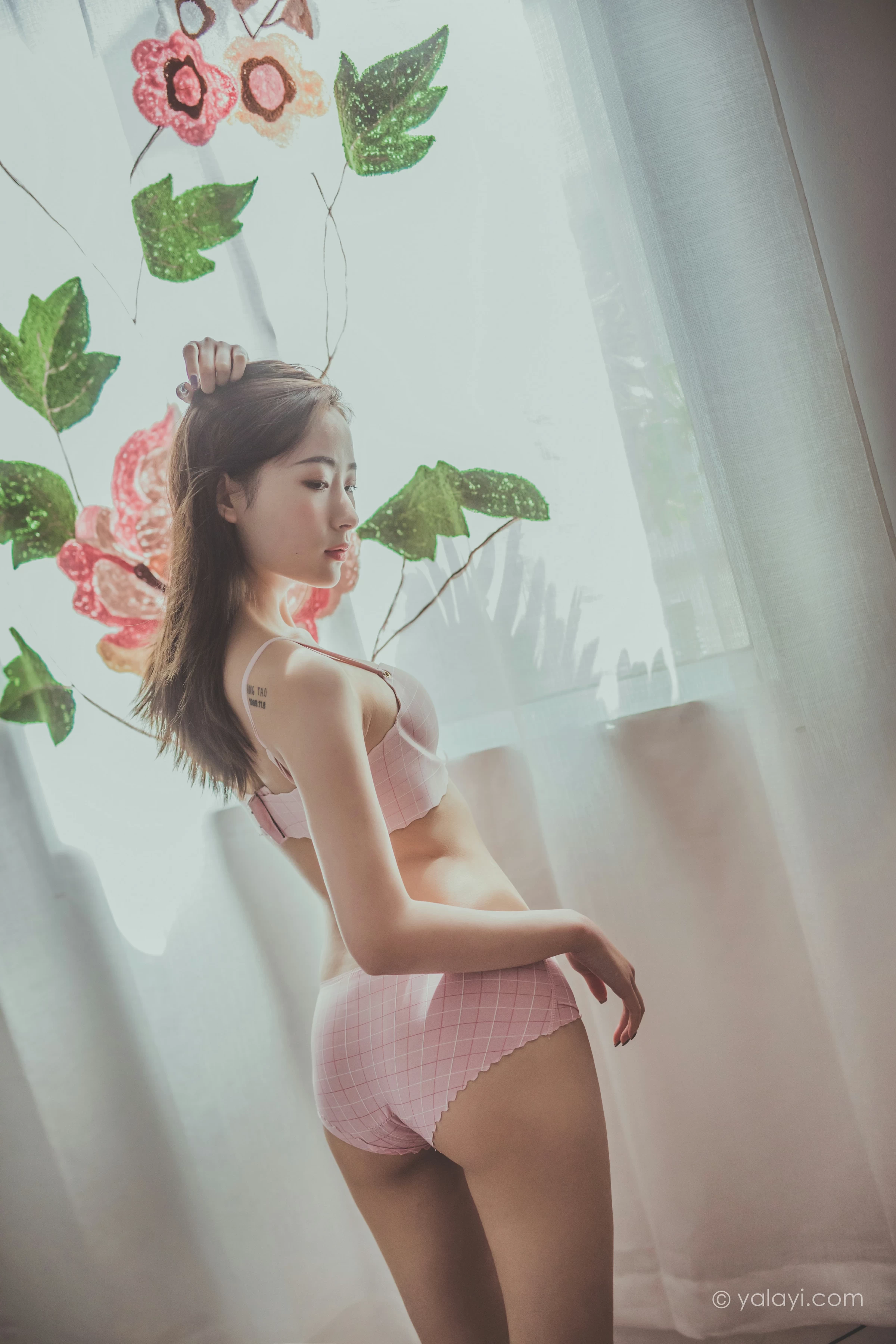 [YALAYI雅拉伊]NO.664 《相濡以沫》 海棠 粉色内衣性感私房写真集第11张