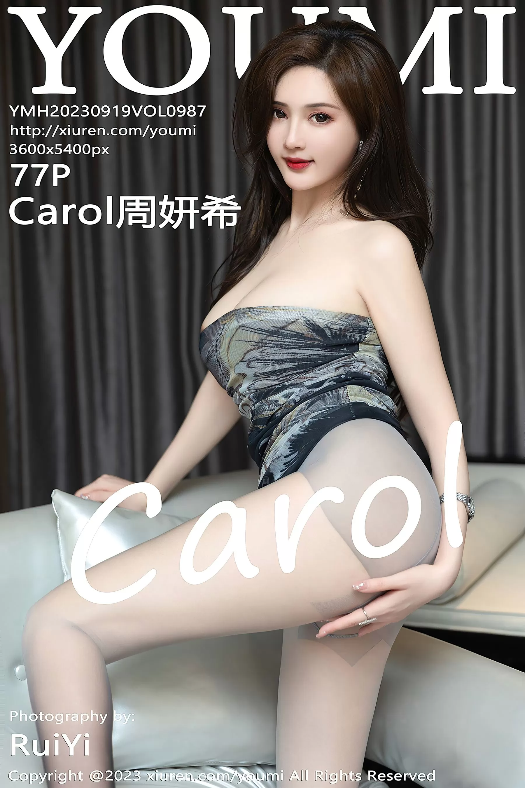  尤蜜荟 VOL.987 Carol周妍希 丰腴美臀 [77P]第26张