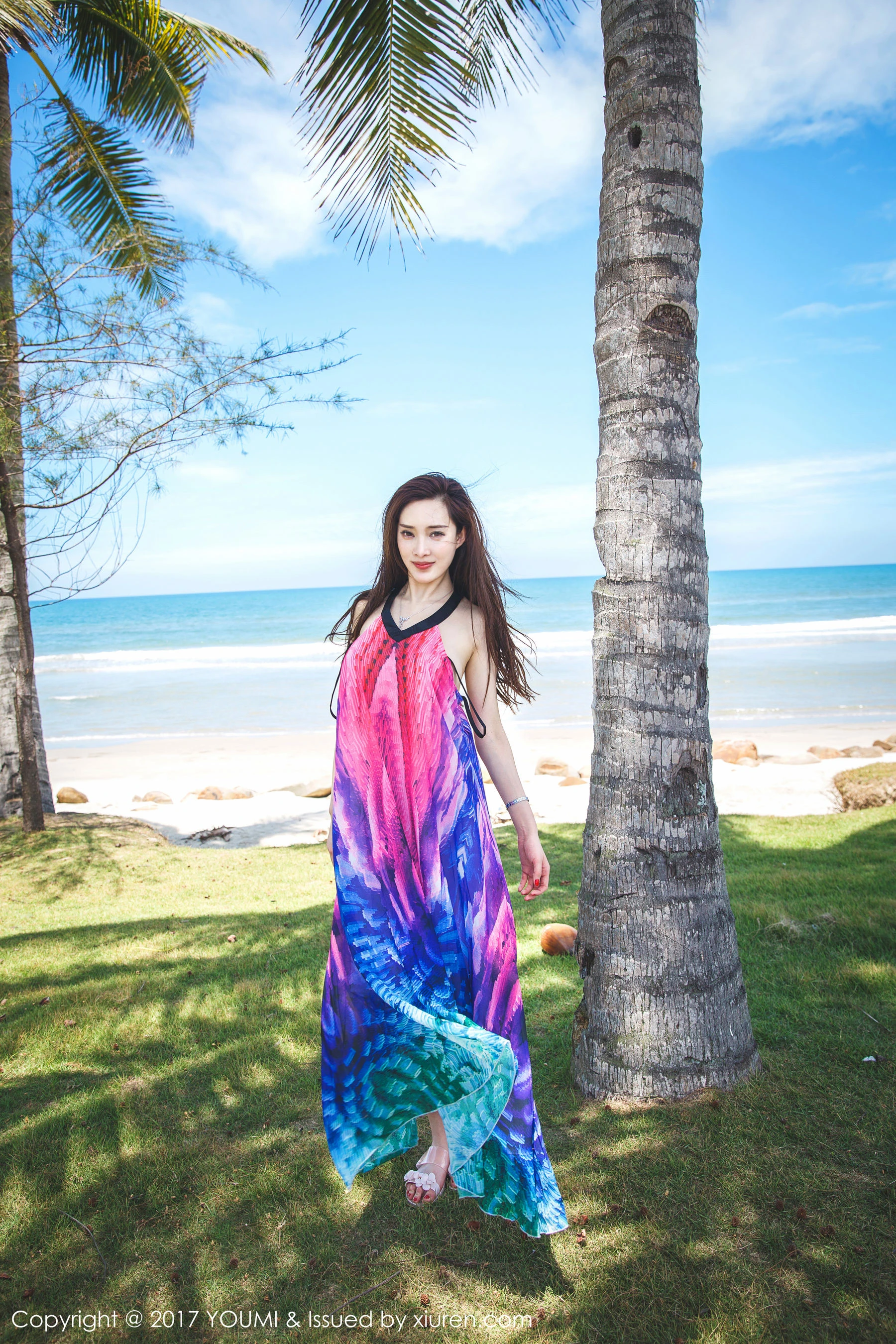  土肥圆矮挫穷《沙滩比基尼+韵味长裙》 尤蜜荟YouMi Vol.029第3张