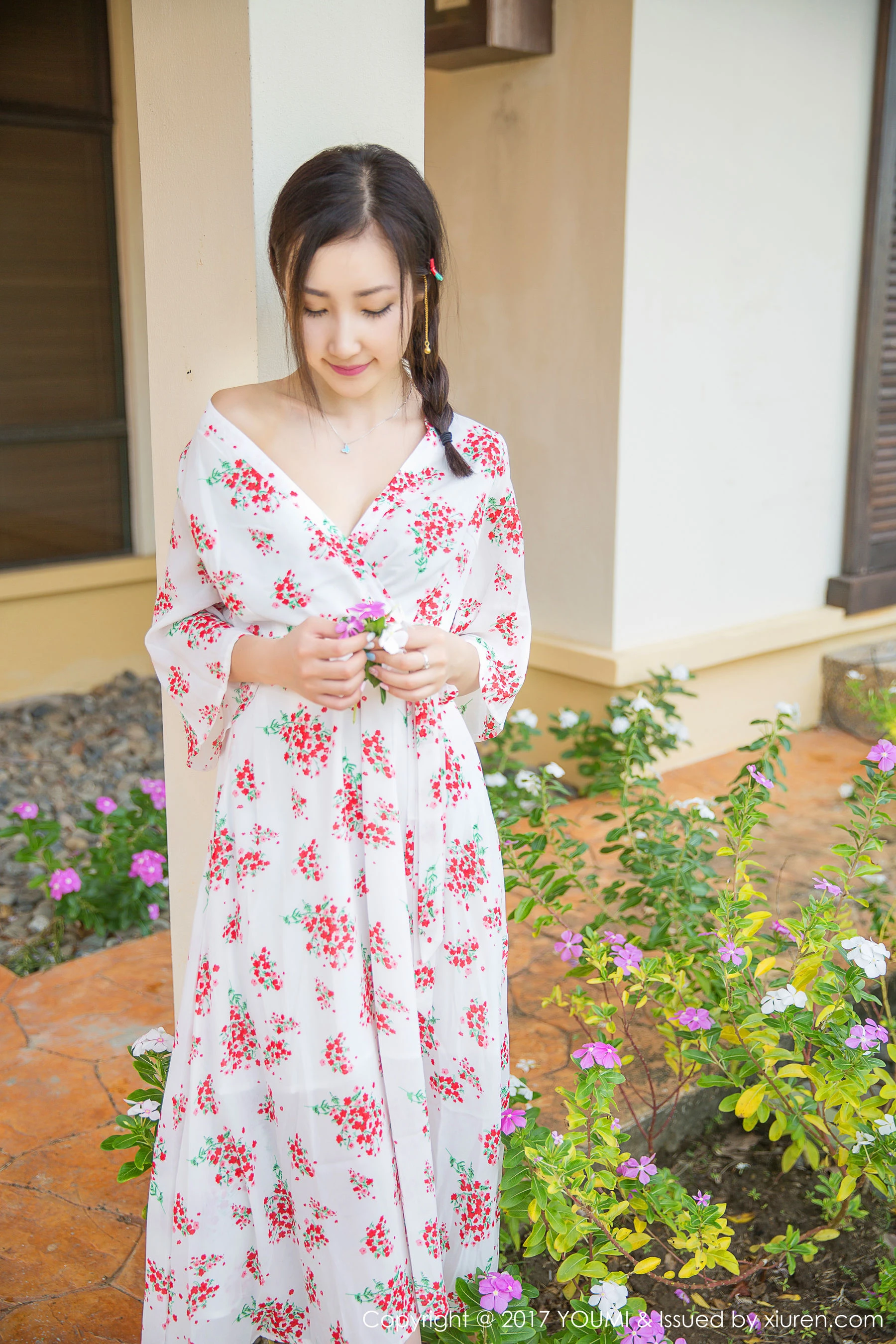  Yumi-尤美《伫立在海边的唯美仙子》 尤蜜荟YouMi Vol.030第13张