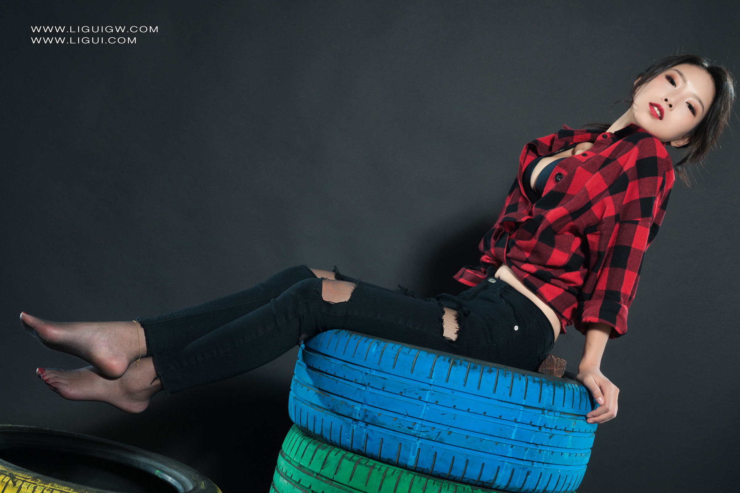 [Ligui丽柜] 2025.11.03《红与黑的激情碰撞》维拉 Weila第7张