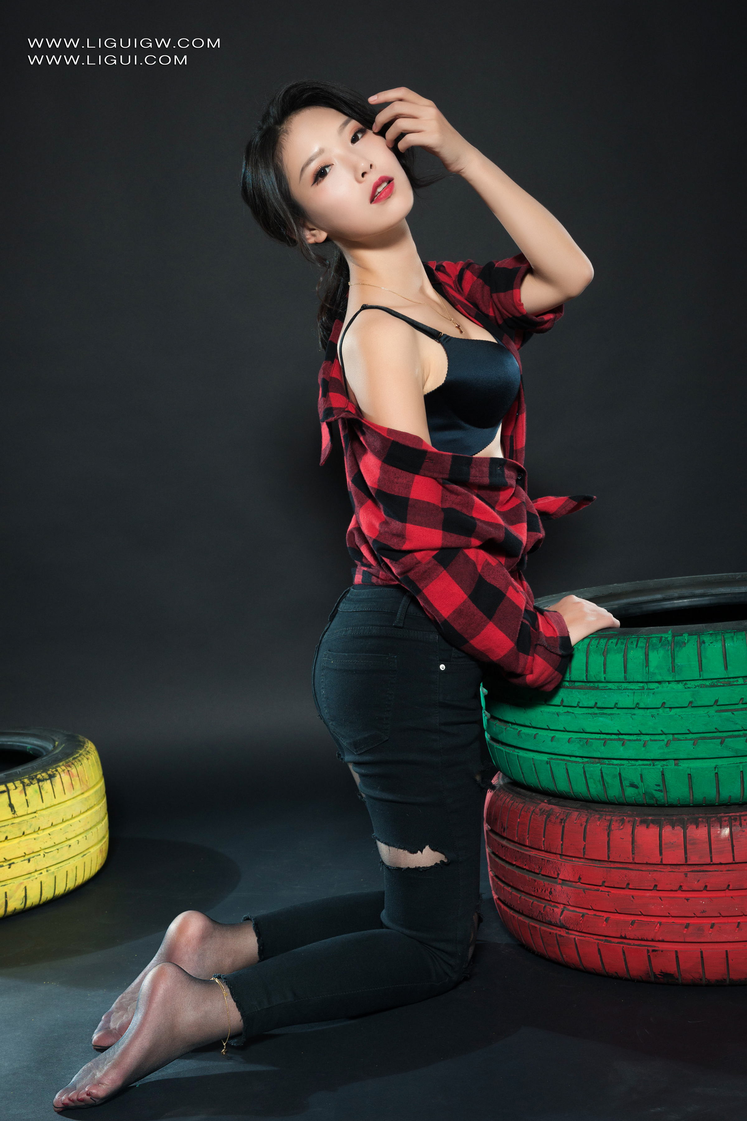 [Ligui丽柜] 2025.11.03《红与黑的激情碰撞》维拉 Weila第19张