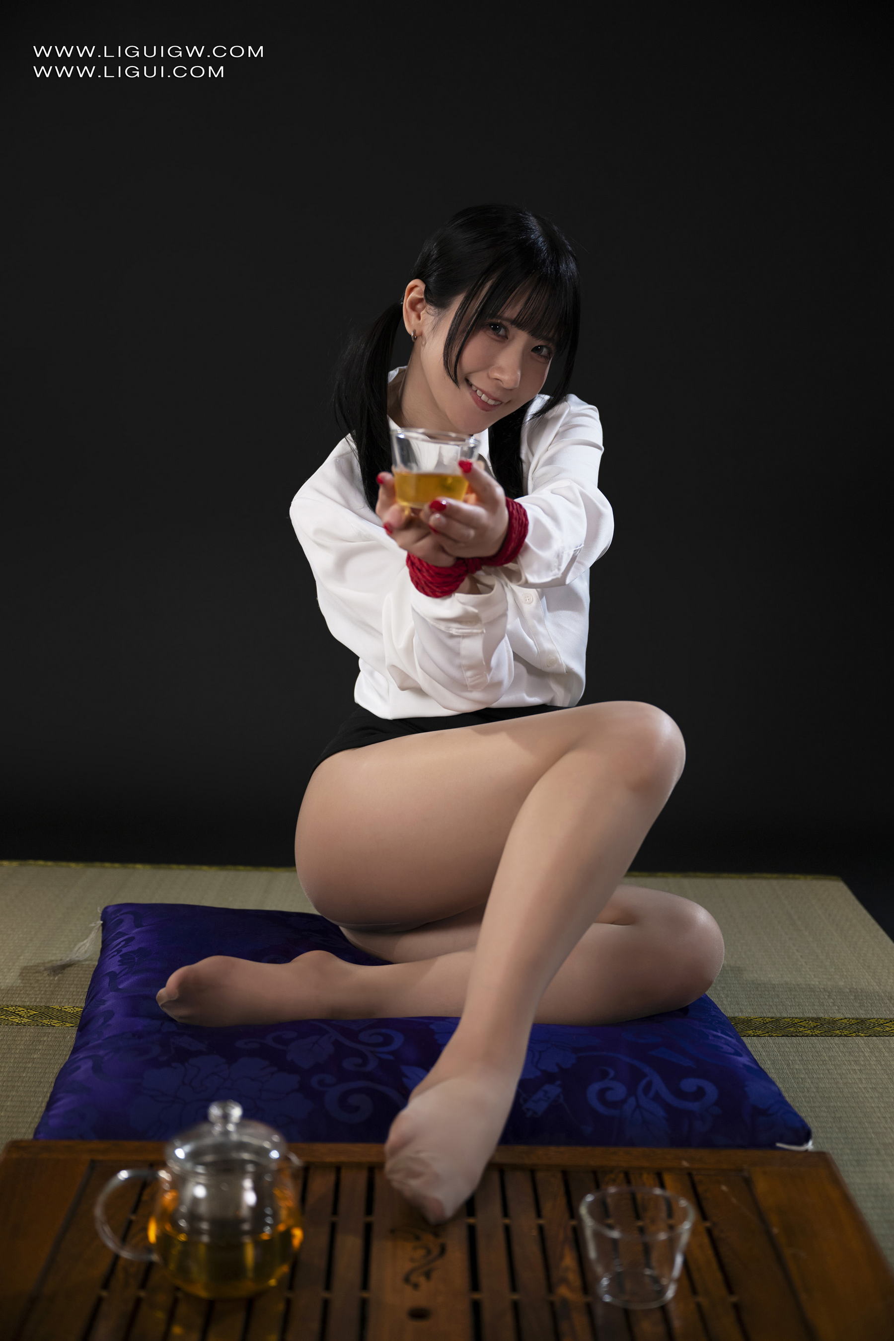 [Ligui丽柜] 2026.01.16 绳缚的茶道艺术-日本模特 May第1张