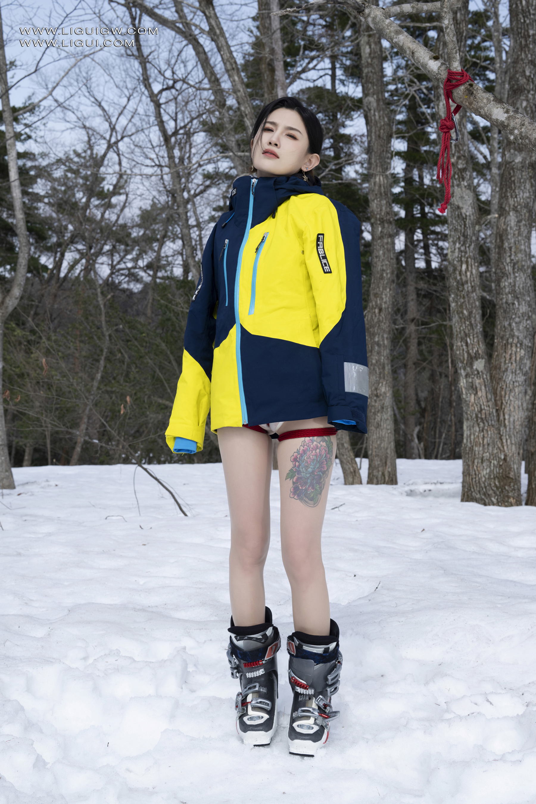 [Ligui丽柜] 2026.02.06 滑雪女郎的致命裸缚 Tiantian第1张
